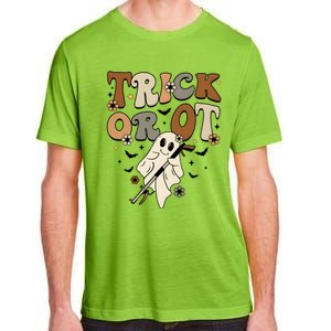 Trick Or Ot Occupational Therapy Halloween Ghost Adult ChromaSoft Performance T-Shirt