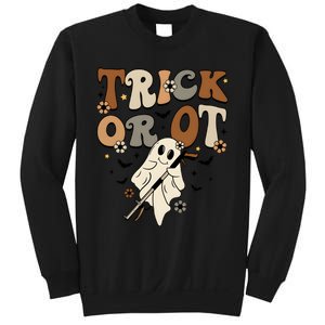 Trick Or Ot Occupational Therapy Halloween Ghost Sweatshirt