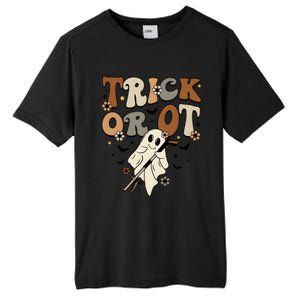 Trick Or Ot Occupational Therapy Halloween Ghost Tall Fusion ChromaSoft Performance T-Shirt