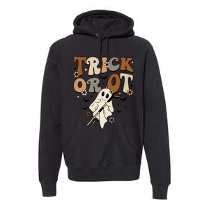 Trick Or Ot Occupational Therapy Halloween Ghost Premium Hoodie