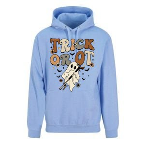 Trick Or Ot Occupational Therapy Halloween Ghost Unisex Surf Hoodie