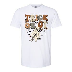 Trick Or Ot Occupational Therapy Halloween Ghost Softstyle CVC T-Shirt