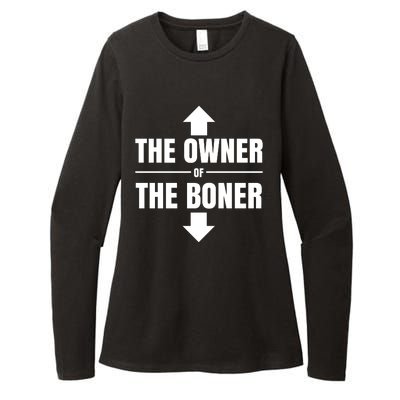 The Owner Of The Boner Funny Womens CVC Long Sleeve Shirt