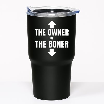 The Owner Of The Boner Funny Tumbler