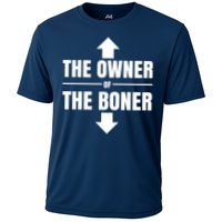 The Owner Of The Boner Funny Cooling Performance Crew T-Shirt