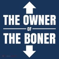 The Owner Of The Boner Funny Drawstring Bag