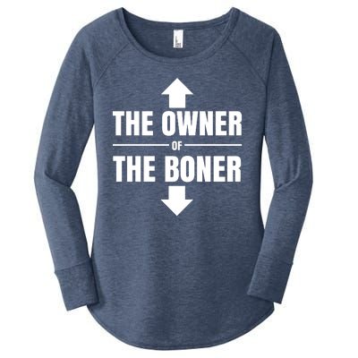 The Owner Of The Boner Funny Women's Perfect Tri Tunic Long Sleeve Shirt