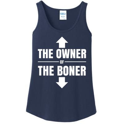 The Owner Of The Boner Funny Ladies Essential Tank