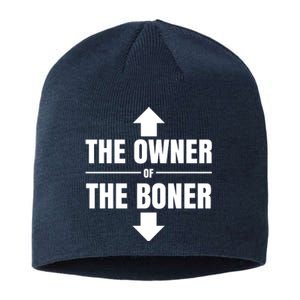 The Owner Of The Boner Funny Sustainable Beanie