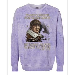 George S Patton Colorblast Crewneck Sweatshirt