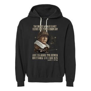 George S Patton Garment-Dyed Fleece Hoodie