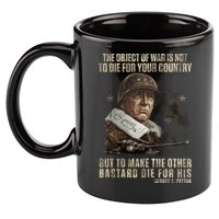 George S Patton 11oz C Handle Ceramic Mug