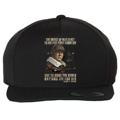 George S Patton Wool Snapback Cap