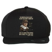 George S Patton Wool Snapback Cap