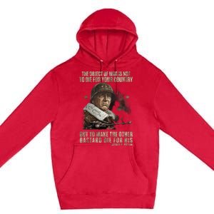 George S Patton Premium Pullover Hoodie