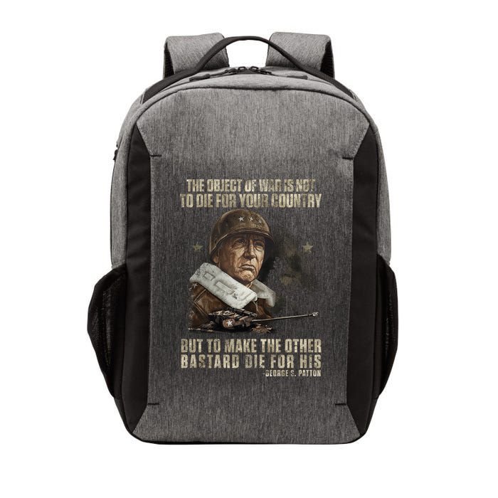 George S Patton Vector Backpack