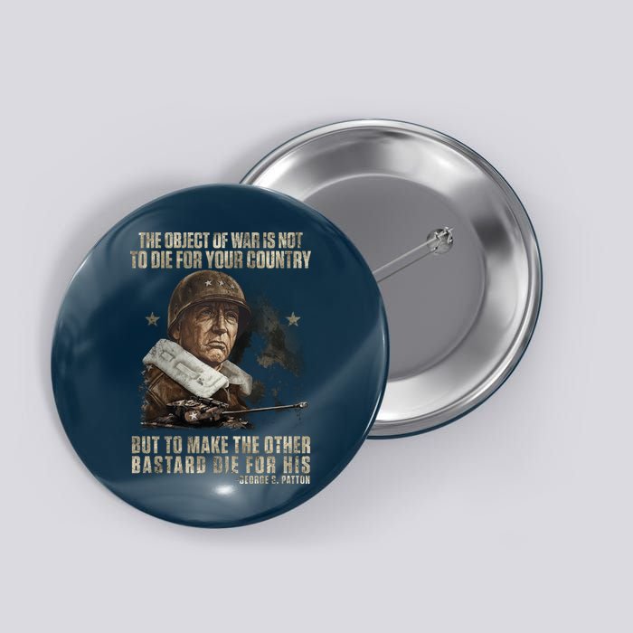 George S Patton Button