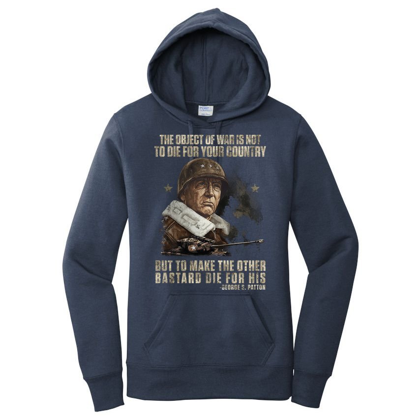 George S Patton Women's Pullover Hoodie