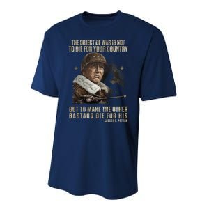 George S Patton Performance Sprint T-Shirt