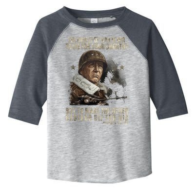 George S Patton Toddler Fine Jersey T-Shirt