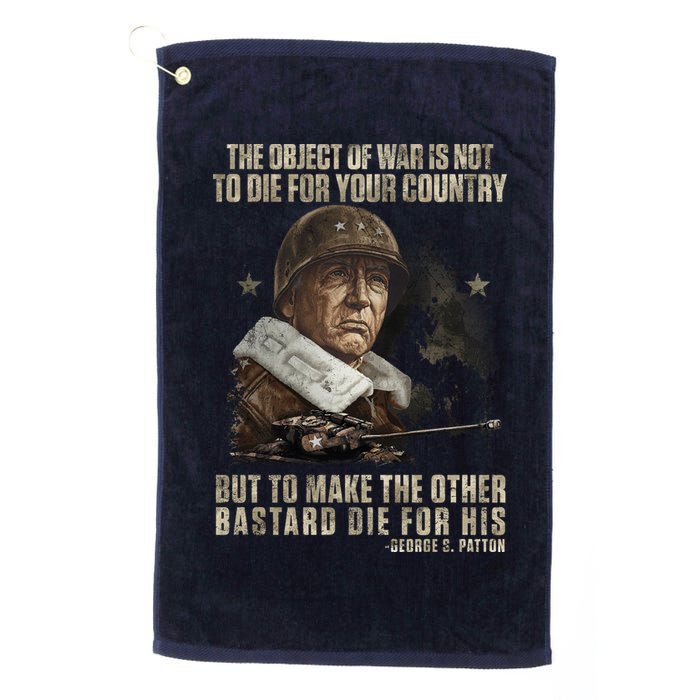 George S Patton Golf Towel