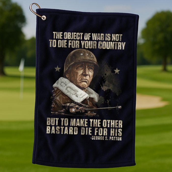 George S Patton Golf Towel