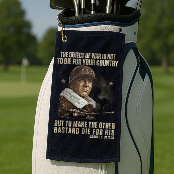 George S Patton Golf Towel