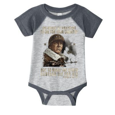 George S Patton Infant Baby Jersey Bodysuit