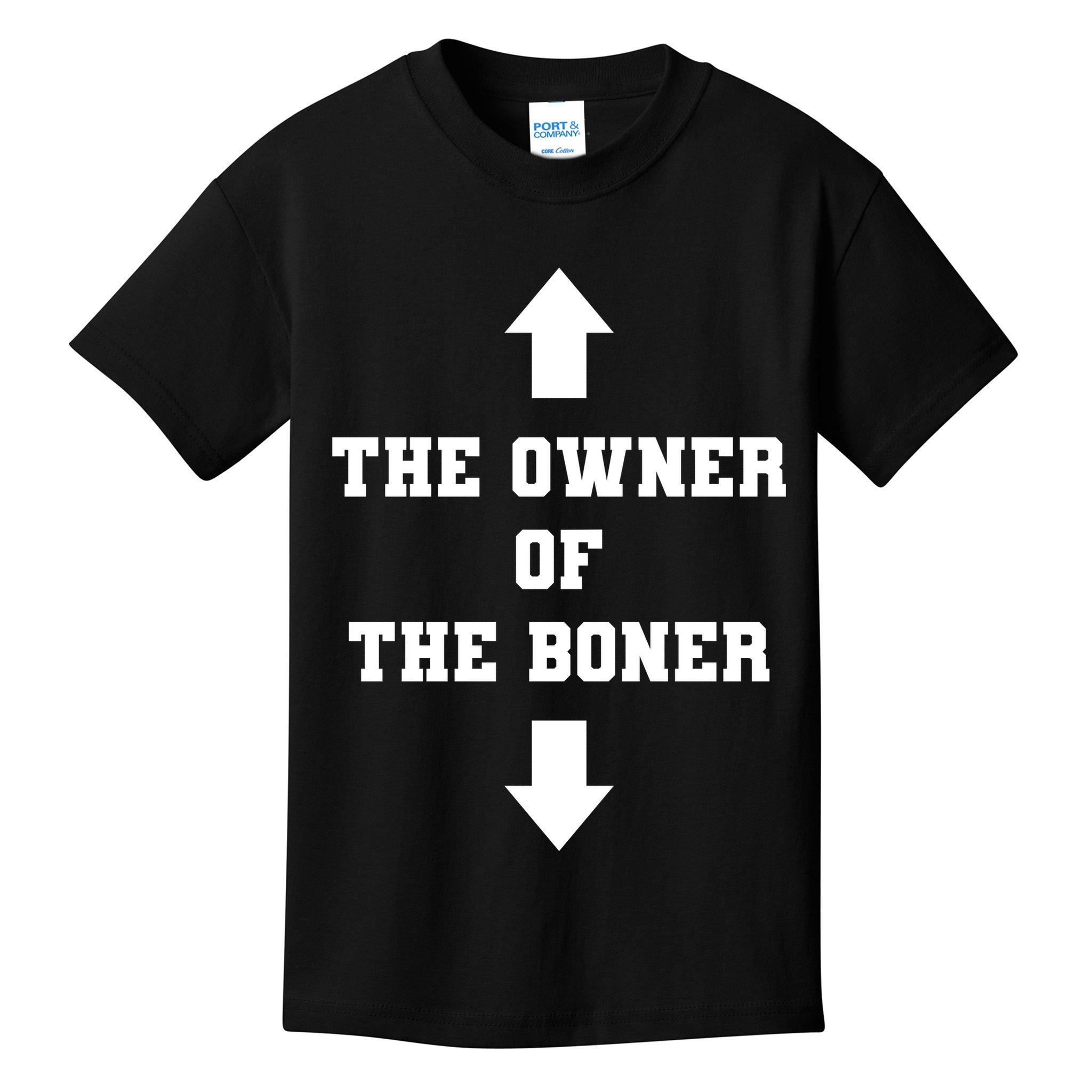 The Owner Of The Boner Funny Humor Kids T-Shirt