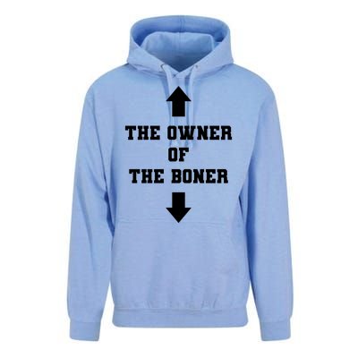 The Owner Of The Boner Funny Humor Unisex Surf Hoodie