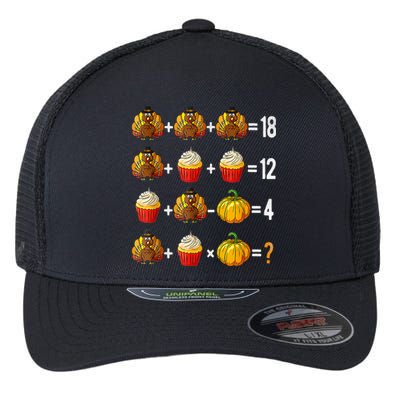 Thanksgiving Order Of Operations Quiz Math Teacher Turkey Flexfit Unipanel Trucker Cap