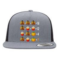 Thanksgiving Order Of Operations Quiz Math Teacher Turkey Flat Bill Trucker Hat