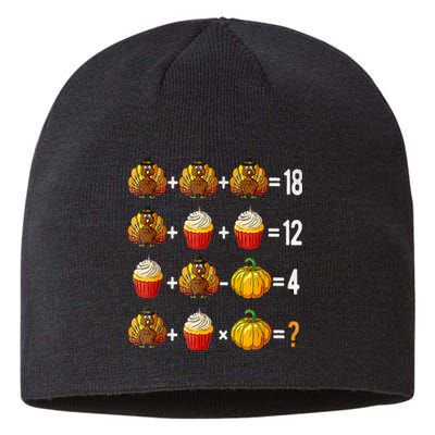 Thanksgiving Order Of Operations Quiz Math Teacher Turkey Sustainable Beanie