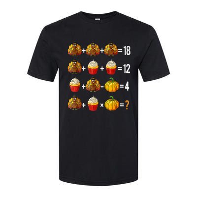 Thanksgiving Order Of Operations Quiz Math Teacher Turkey Softstyle CVC T-Shirt