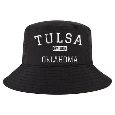 Tulsa Oklahoma OK Vintage Cool Comfort Performance Bucket Hat