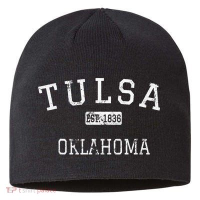 Tulsa Oklahoma OK Vintage Sustainable Beanie