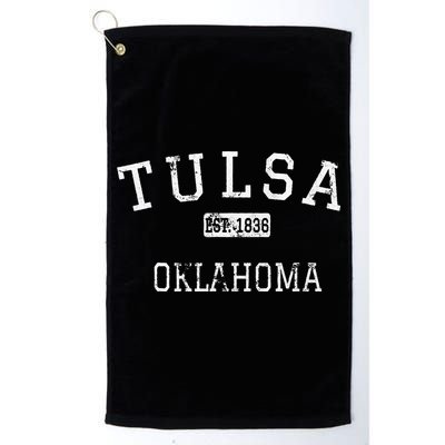 Tulsa Oklahoma OK Vintage Golf Towel
