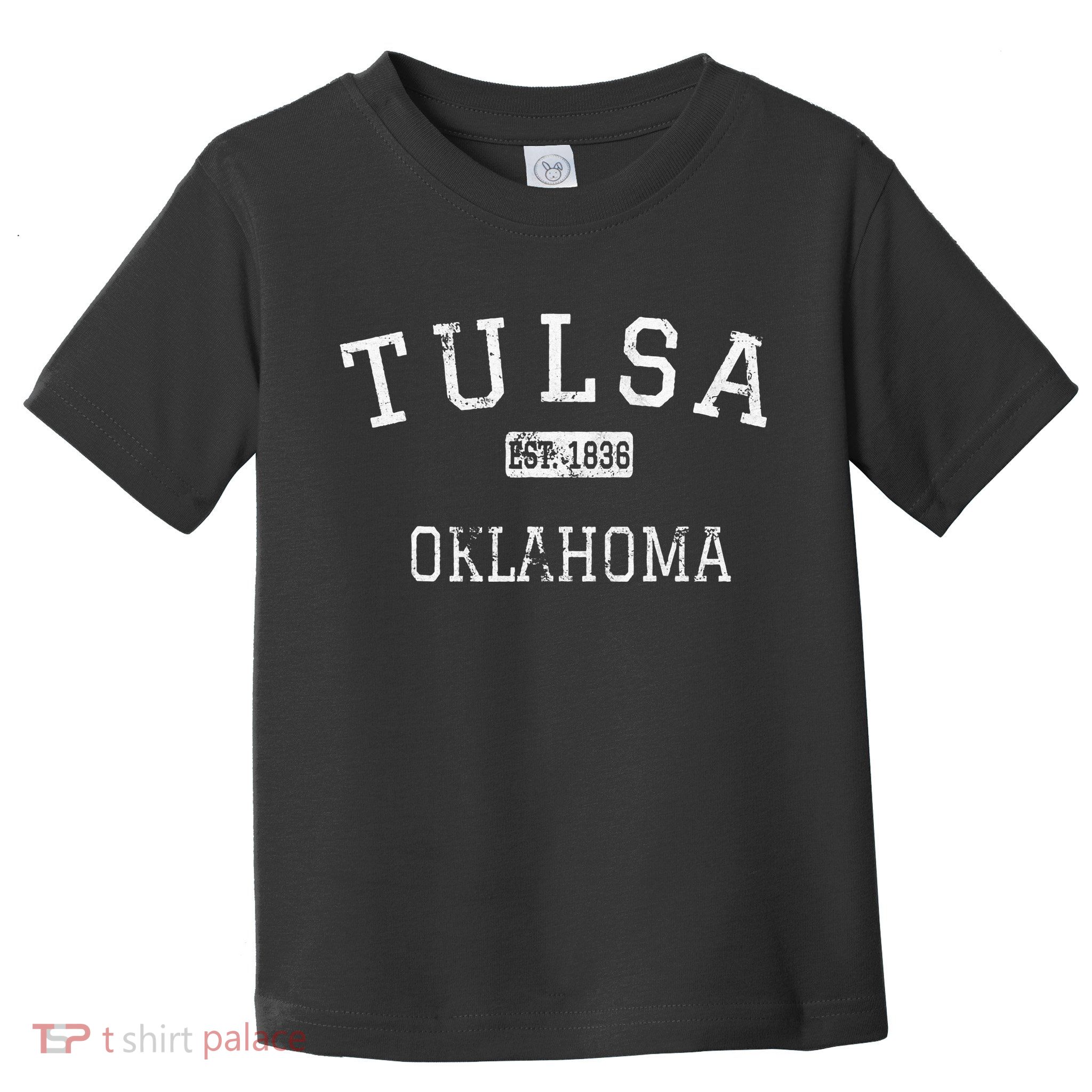 Tulsa Oklahoma OK Vintage Toddler T-Shirt