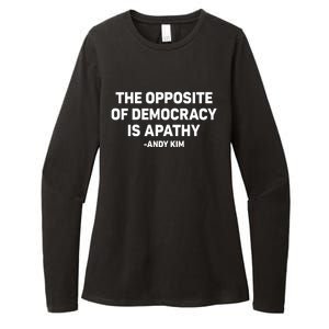 The Opposite Of Democracy Is Pathy Andy Kim Womens CVC Long Sleeve Shirt