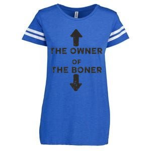 The Owner Of The Boner Enza Ladies Jersey Football T-Shirt