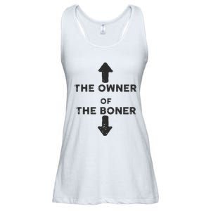 The Owner Of The Boner Ladies Essential Flowy Tank