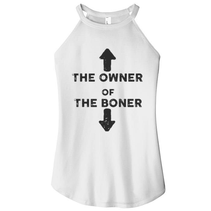 The Owner Of The Boner Women's Perfect Tri Rocker Tank