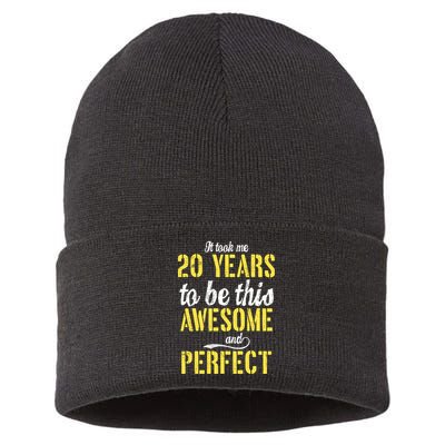 Took Me 20 Years To Be This Awesome And Perfect Sustainable Knit Beanie