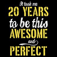 Took Me 20 Years To Be This Awesome And Perfect Kids T-Shirt