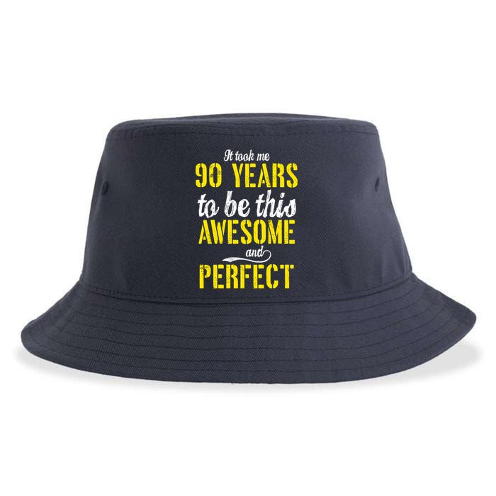 Took Me 90 Years To Be This Awesome And Perfect Sustainable Bucket Hat