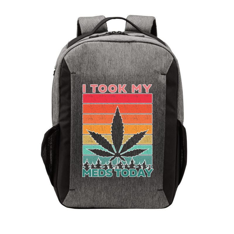Took My Meds Today Medical Marijuana Vector Backpack