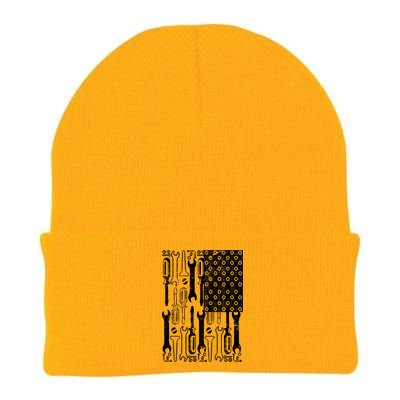 Tool American flag Mechanic Knit Cap Winter Beanie