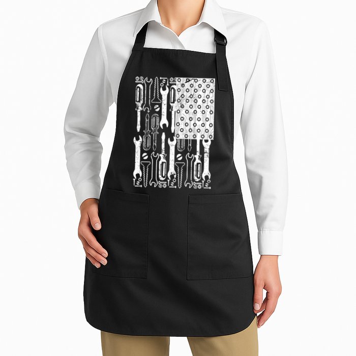 Tool American flag Mechanic Apron