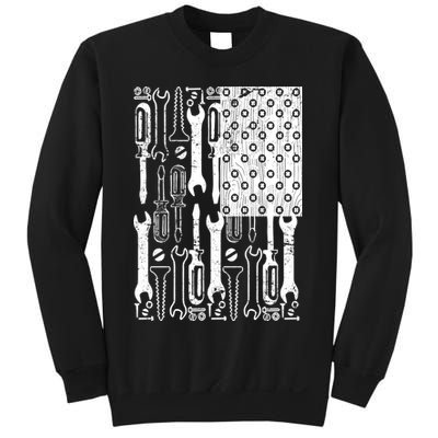 Tool American flag Mechanic Sweatshirt