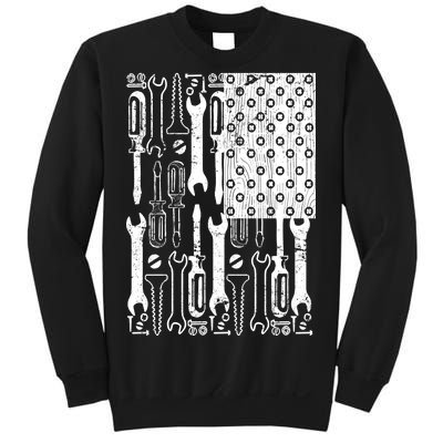 Tool American flag Mechanic Sweatshirt